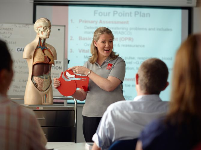 st johns first aid pre course work